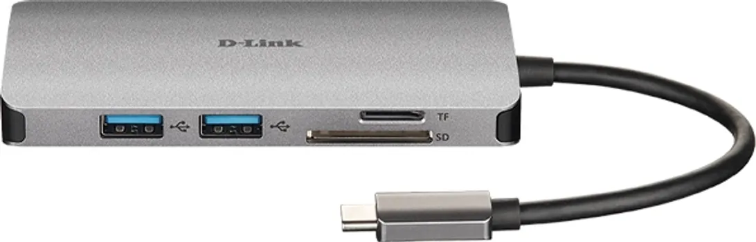 D-LINK 8-IN-1 USB-C HUB SA HDMI/ETHERNET/CARD READER/POWER DELIVERY (1 / 1)