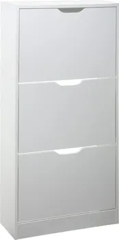 5FIVE POLIČAR-CIPELAR 60X23.3X119CM SA TRI POLICE BIJELI (1 / 4)