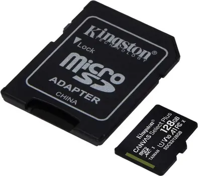 KINGSTON MEMORIJSKA KARTICA A1 MICROSDXC 100R CLASS 10 SDCS2/128GB + ADAPTER (2 / 2)