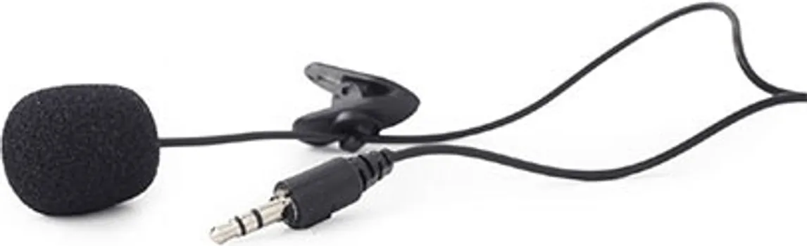 CLIP-ON 3.5 MM MICROPHONE, BLACK (1 / 3)