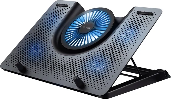 TRUST GXT 1125 QUNO LAPTOP COOLING STAND, 5 FANS [17in] (1 / 10)