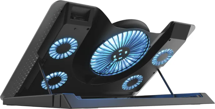 TRUST GXT 1125 QUNO LAPTOP COOLING STAND, 5 FANS [17in] (2 / 10)