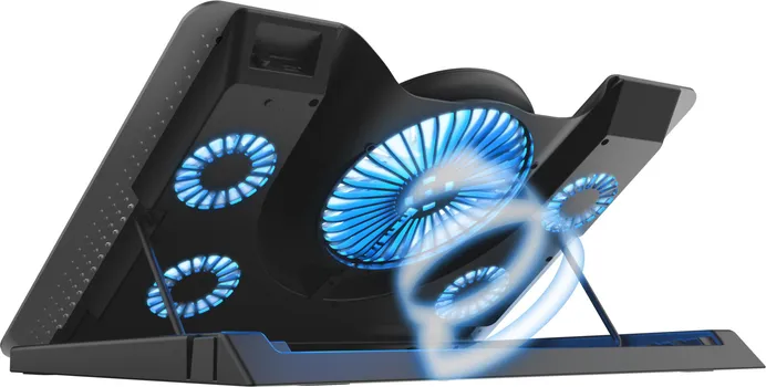 TRUST GXT 1125 QUNO LAPTOP COOLING STAND, 5 FANS [17in] (6 / 10)