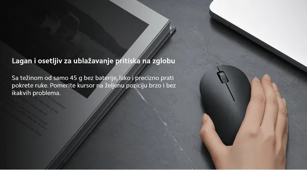 XIAOMI WIRELESS MOUSE 2 LITE MIŠ CRNI (BHR8916GL) (2 / 7)