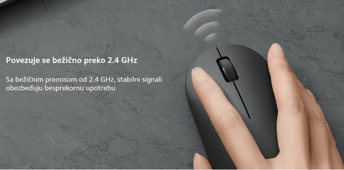 XIAOMI WIRELESS MOUSE 2 LITE MIŠ CRNI (BHR8916GL) (5 / 7)