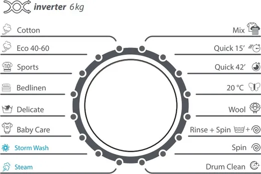 VIVAX HOME MAŠINA ZA VEŠ WFL-100616CDSI (2 / 2)