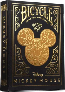 KARTE BICYCLE - BLACK AND GOLD MICKEY - PLAYING CARDS (1 / 2)