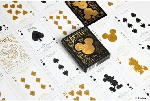 KARTE BICYCLE - BLACK AND GOLD MICKEY - PLAYING CARDS (2 / 2)