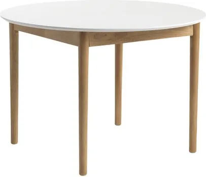 JYSK TRPEZARIJSKI STO MARSTRAND Ø110/110X200 CM BIJELA (1 / 8)