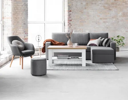 JYSK STOČIĆ BAKKEBJERG Ø40 CM BIJELA/NATUR (10 / 13)