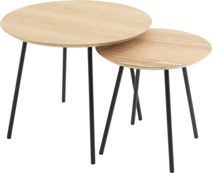 JYSK STOČIĆ NYBO Ø40 CM HRAST/CRNA (3 / 9)