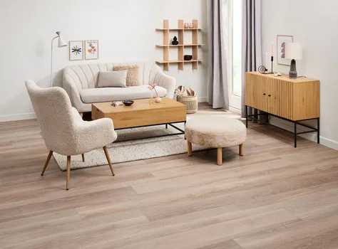 JYSK TABURE RAMSDAL Ø70 CM BEŽ/BOJA HRASTA (4 / 6)