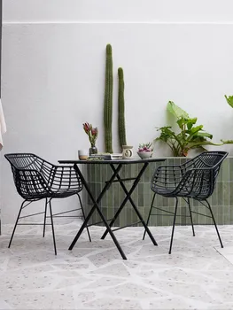 JYSK BISTRO STOČIĆ SANDVIKA 65X65 CRNA (2 / 8)