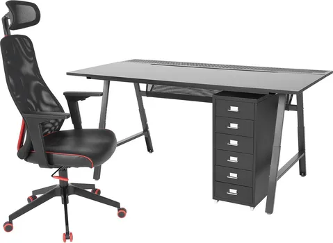 IKEA UTESPELARE / MATCHSPEL GEJMERSKI STO, STOLICA I FIOKAR (1 / 10)