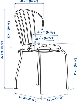 IKEA LÄCKÖ STO I 2 STOLICE, SPOLJA (4 / 4)