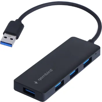 GEMBIRD USB 3.1 (GEN.1) HUB SA 4 PORTA P USB 3.1 HUB SA 4 PORTA SA INTEGRISANIM KABLOM (3 / 4)