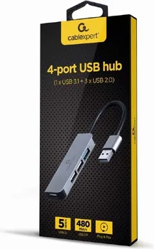 GEMBIRD USB HUB SA 4 PORTA P NAJBOLJE OD OBA SVIJETA: JEDAN BRZI USB 3.1 (GEN 1) PORT ZA BRZU PODATKOVNU VEZU NA NPR. EKSTERNI HDD TRI USB 2.0 POR (2 / 2)