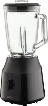 VIVAX BL-601B BLENDER │ SNAGA 600W │ 1,5 L STAKLENA POSUDA │ 2 BRZINE + PULSE FUNKCIJA │ FUNKCIJA DROBLJENJA LEDA │ CRNA BOJA (2 / 10)