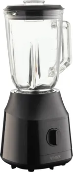VIVAX BL-601B BLENDER │ SNAGA 600W │ 1,5 L STAKLENA POSUDA │ 2 BRZINE + PULSE FUNKCIJA │ FUNKCIJA DROBLJENJA LEDA │ CRNA BOJA (3 / 10)