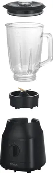 VIVAX BL-601B BLENDER │ SNAGA 600W │ 1,5 L STAKLENA POSUDA │ 2 BRZINE + PULSE FUNKCIJA │ FUNKCIJA DROBLJENJA LEDA │ CRNA BOJA (7 / 10)