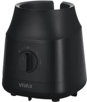 VIVAX BL-601B BLENDER │ SNAGA 600W │ 1,5 L STAKLENA POSUDA │ 2 BRZINE + PULSE FUNKCIJA │ FUNKCIJA DROBLJENJA LEDA │ CRNA BOJA (8 / 10)