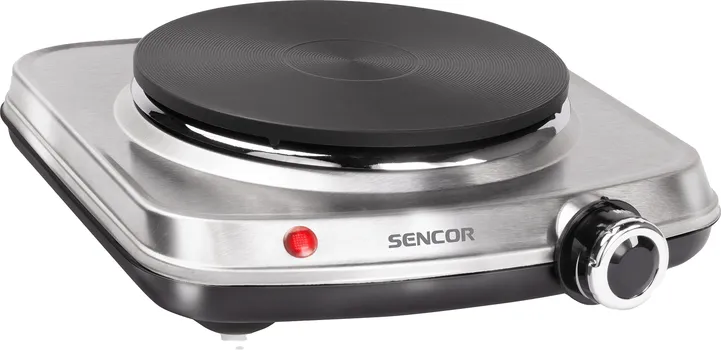 SENCOR SCP 1506SS ELEKTRIČNI REŠO │ PLOČA PREČNIKA 18 CM │ KONTINUIRANO KONTROLISAN TERMOSTAT │ INDIKATORSKA LAMPICA │ PROTIVKLIZNE NOGICE │ SNAGA 1500 W (1 / 10)