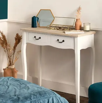 ATMOSPHERA STOČIĆ CHRYSA 87X34X78CM SA 2 FIOKE BIJELI ATMOSPHERA (2 / 2)