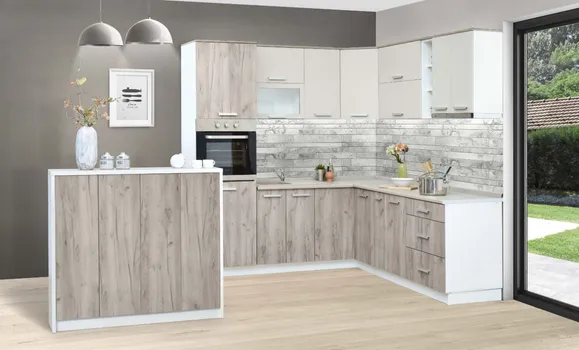 NAMOS KUHINJA MATIS IN PIJESAK/SIVI HRAST (1 / 3)