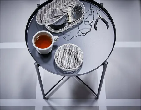 IKEA GLADOM POMOĆNI STO SA POSLUŽAVNIKOM 45X53CM, CRNA (8 / 9)