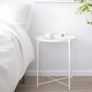 IKEA GLADOM POMOĆNI STO SA POSLUŽAVNIKOM 45X53CM, BIJELA