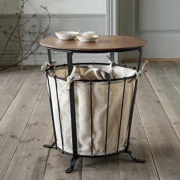 IKEA ANGESBYN STOČIĆ 43CM, CRNA/BOROVINA (2 / 9)