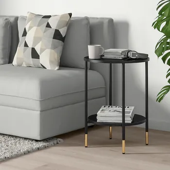 IKEA ASPEROD POMOĆNI STOČIĆ 45CM, CRNA (2 / 7)