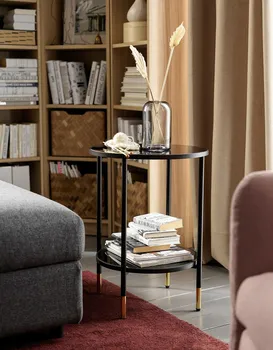 IKEA ASPEROD POMOĆNI STOČIĆ 45CM, CRNA (6 / 7)