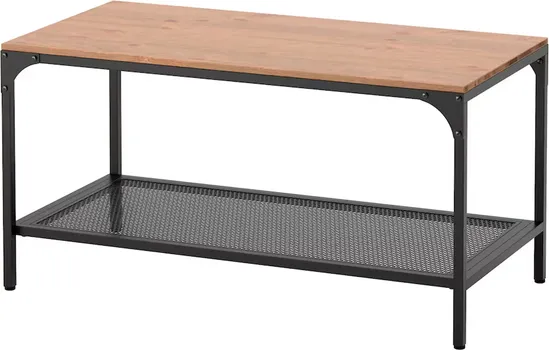 IKEA FJALLBO STO 90X46X46CM STO, CRNA (1 / 5)