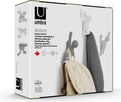 IKEA BUDDY 3/1 SET ZIDNIH VJEŠAONIKA, TAMNOSIVA/BEZ/BIJELA (10 / 13)