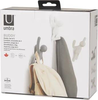 IKEA BUDDY 3/1 SET ZIDNIH VJEŠAONIKA, TAMNOSIVA/BEZ/BIJELA (12 / 13)