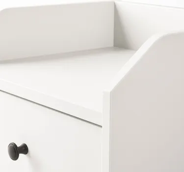 IKEA HAUGA NOĆNIK 40X63X36CM, BIJELA (3 / 5)