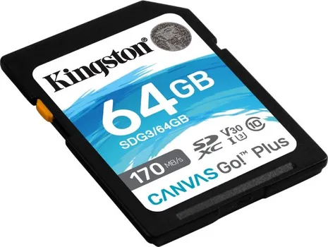 KINGSTON U3 V30 SDXC CANVAS GO PLUS 170R C10 UHS-I SDG3/64GB (1 / 4)