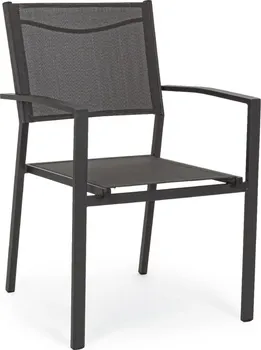 ANDREA BIZZOTTO BAŠT. STOLICA HILDE 60X57X88X65CM ANTRACIT BIZZOTTO (1 / 5)