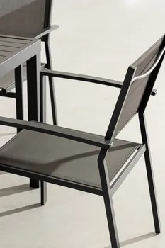 ANDREA BIZZOTTO BAŠT. STOLICA HILDE 60X57X88X65CM ANTRACIT BIZZOTTO (2 / 5)