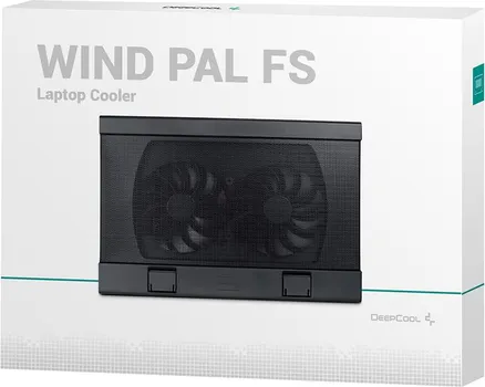 DEEPCOOL WIND PAL FS KULER ZA LAPTOP │ STABILAN DIZAJN SA ZAKRIVLJENOM BAZOM │ METALNA MREŽA I PLASTIČNA BAZA │ 2X 140MM VENTILATORA │ 2 FUNKCIONALNA MODA SA USB HUBOM (2 / 11)