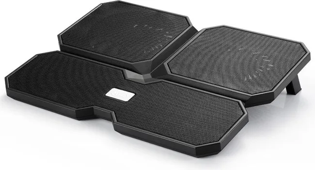 DEEPCOOL MULTI CORE X6 LAPTOP KULER │ 4 VENTILATORA │ ERGONOMSKI UGAO OD 9° │ 2 XUSB 2.0 PORTA │ PODESIVE POTPORNE NOGE (5 / 10)