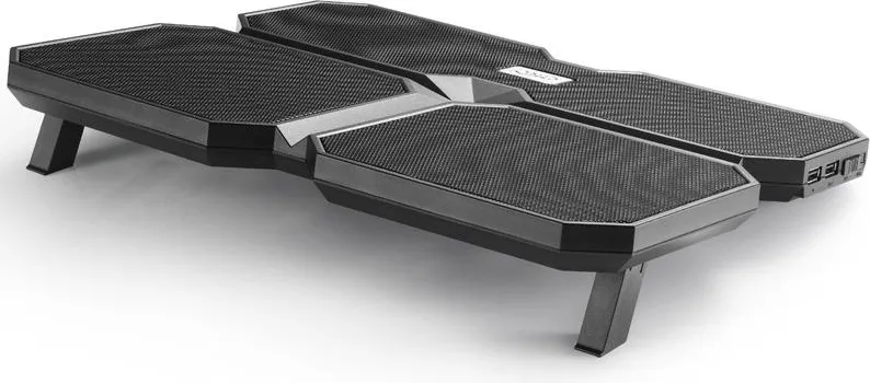 DEEPCOOL MULTI CORE X6 LAPTOP KULER │ 4 VENTILATORA │ ERGONOMSKI UGAO OD 9° │ 2 XUSB 2.0 PORTA │ PODESIVE POTPORNE NOGE (6 / 10)