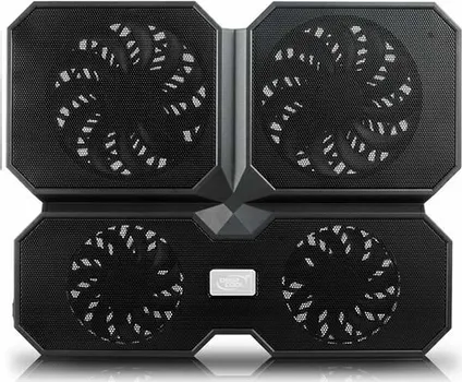 DEEPCOOL MULTI CORE X6 LAPTOP KULER │ 4 VENTILATORA │ ERGONOMSKI UGAO OD 9° │ 2 XUSB 2.0 PORTA │ PODESIVE POTPORNE NOGE (7 / 10)