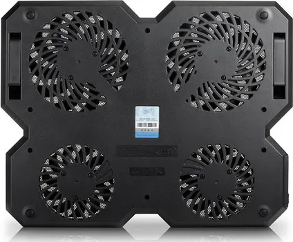 DEEPCOOL MULTI CORE X6 LAPTOP KULER │ 4 VENTILATORA │ ERGONOMSKI UGAO OD 9° │ 2 XUSB 2.0 PORTA │ PODESIVE POTPORNE NOGE (8 / 10)