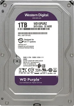 WESTERN DIGITAL WD 3.5 1TB PURPLE SATA 6GB/S, 64MB CACHE, 5400RPM, 3.5 (2 / 2)