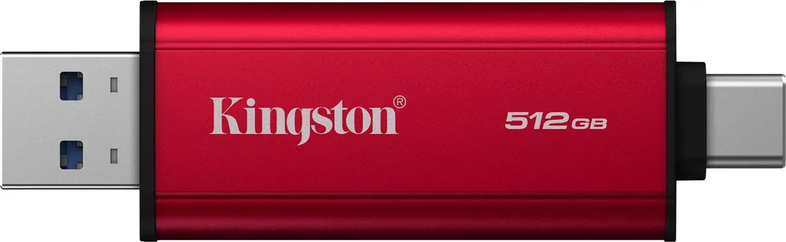 KINGSTON DUAL PORTABLE 512GB SSD DISK │ 512 GB KAPACITET │ BRZINA ČITANJA 1050 MB/S │ BRZINA PISANJA 950 MB/S │ USB TYPE-A / USB TYPE-C │ USB 3.2 GEN 2 (5 / 6)