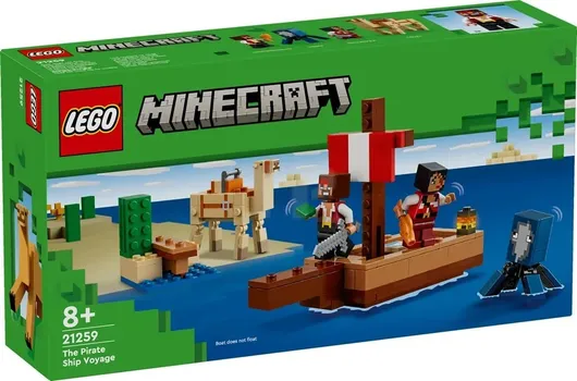 LEGO MINECRAFT 21259 THE PIRATE SHIP VOYAGE 8 (2 / 14)