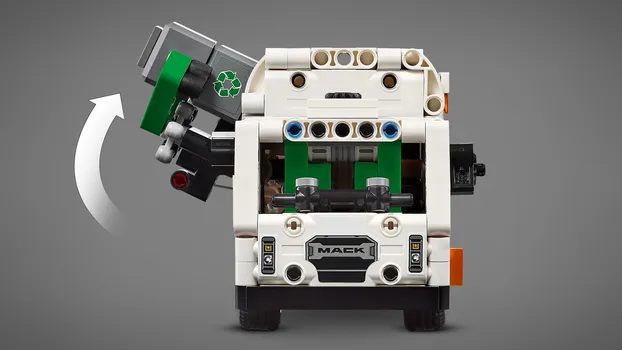 LEGO TECHNIC 42167 MACK LR ELECTRIC GARBAGE TRUCK 8+ (16 / 16)