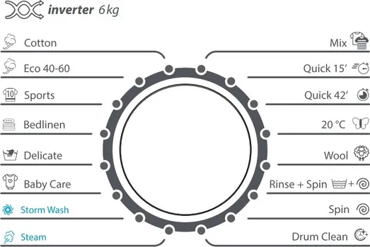 VIVAX HOME VEŠ MAŠINA WFL-100616CDSI (2 / 2)
